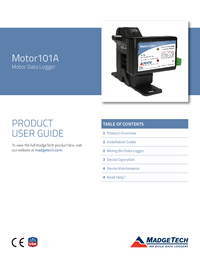 Thumbnail of document Manual - Motor101A Data Logging System